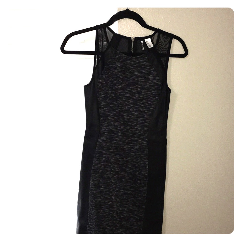 Black tight dress